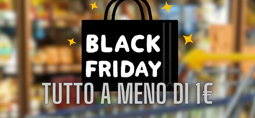 Spesa a meno di 1€ al pezzo: è il Black Friday del supermercato di Amazon