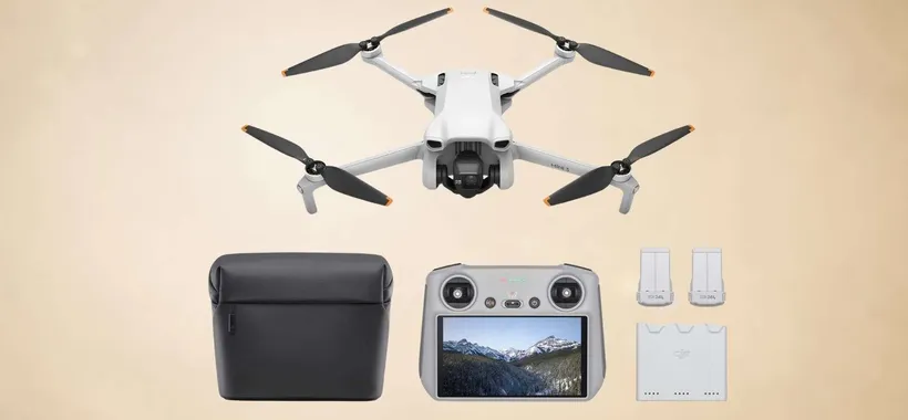 Drone DJI Mini 3 con accessori: offerta folle, risparmi 280€ (minimo storico)