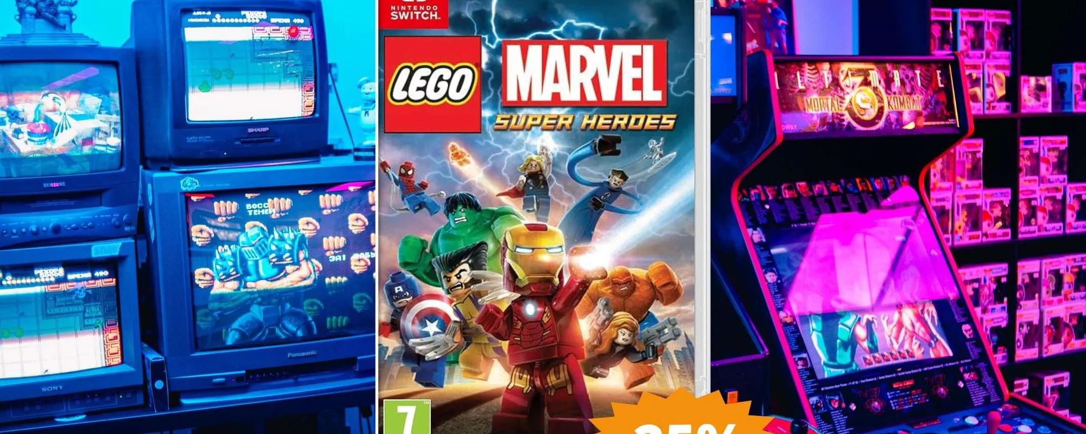 Lego Marvel Super Heroes per Switch: SUPER sconto del 25%