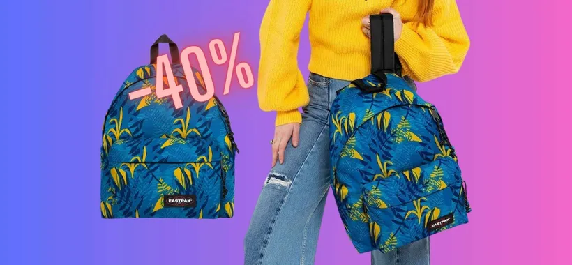 Eastpak Padded Pak'R: zaino alla moda comodissimo a prezzo SHOCK