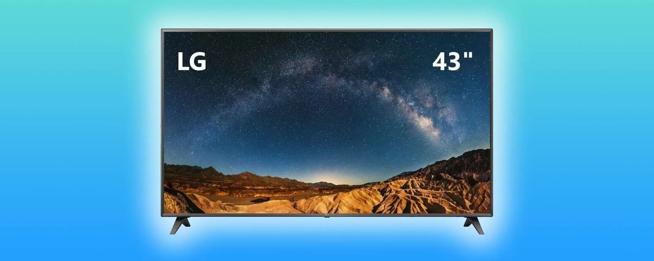 Smart TV LG da 43 pollici a soli 250€: l'offerta eBay da prendere al volo