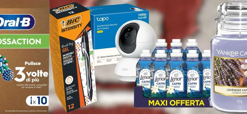 Amazon offerte PREMIUM da 15€ a 30€: Lenor, TP-Link, Yankee Candle e altri