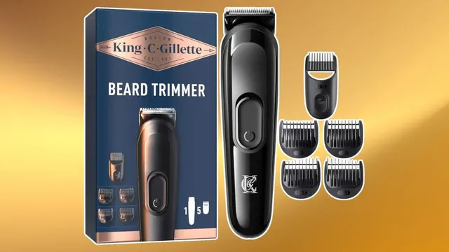 Regolabarba King C. Gillette con accessori in MAXI SCONTO: su Amazon costa meno di 25€