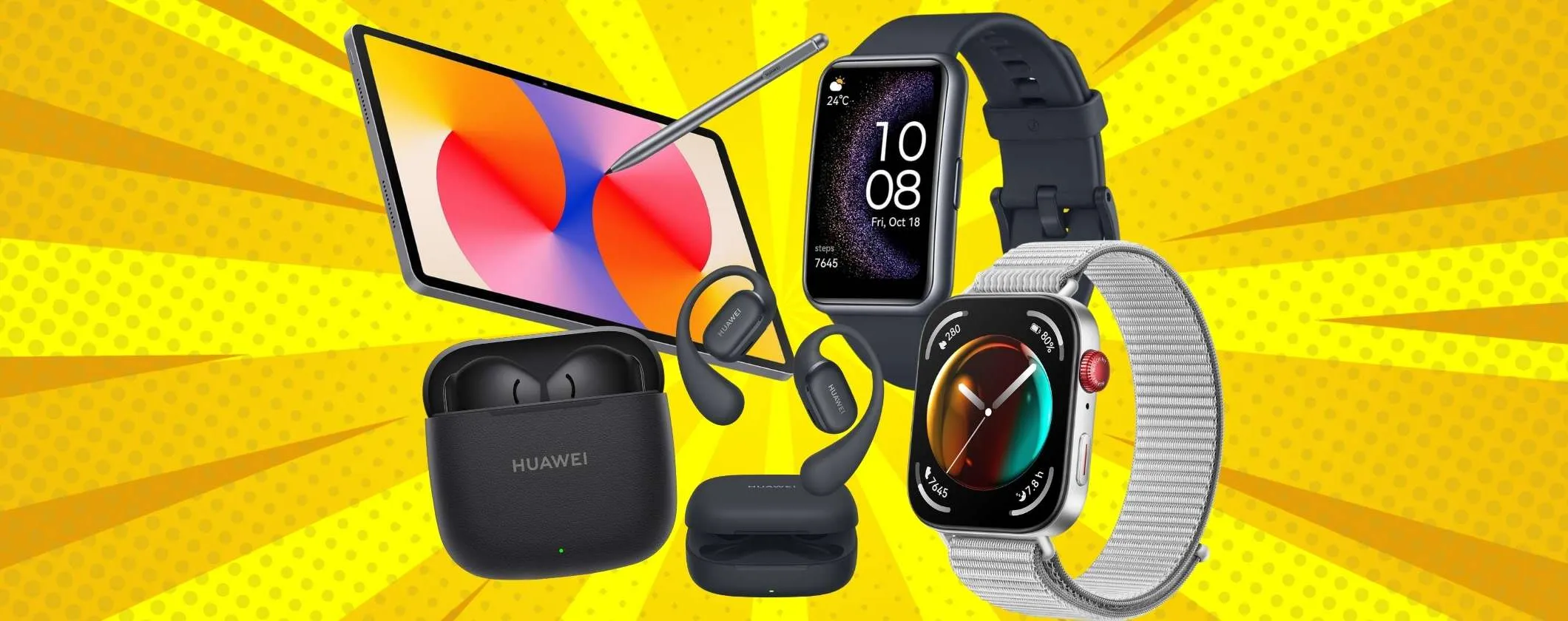 HUAWEI spacca il web con delle offerte imperdibili, ecco i migliori 5 gadget