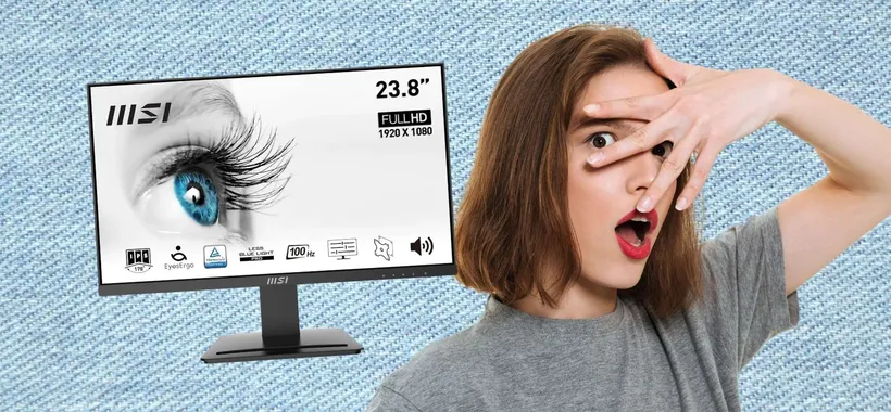 Tutto il giorno davanti al computer? Scegli il monitor MSI PRO e proteggi gli occhi