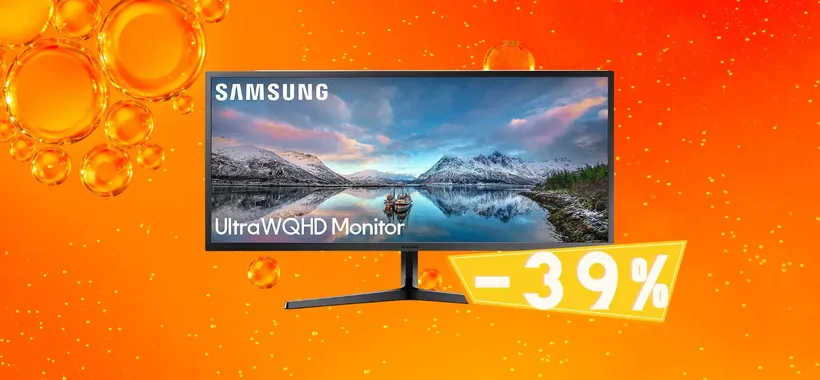 Samsung Monitor da 34 pollici: prezzo in CADUTA LIBERA (-39%)