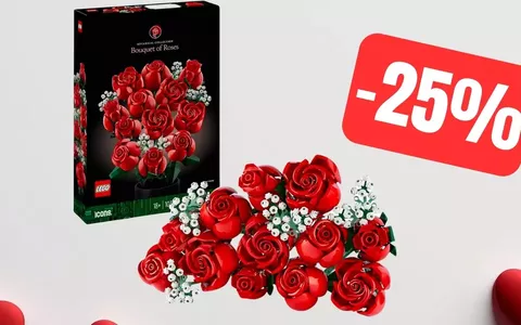 Il LEGO Bouquet di Rose CROLLA di prezzo in tempo per San Valentino (-25%)
