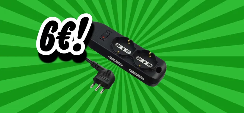 Multipresa 6 Posti Electraline a soli 6€ su Amazon