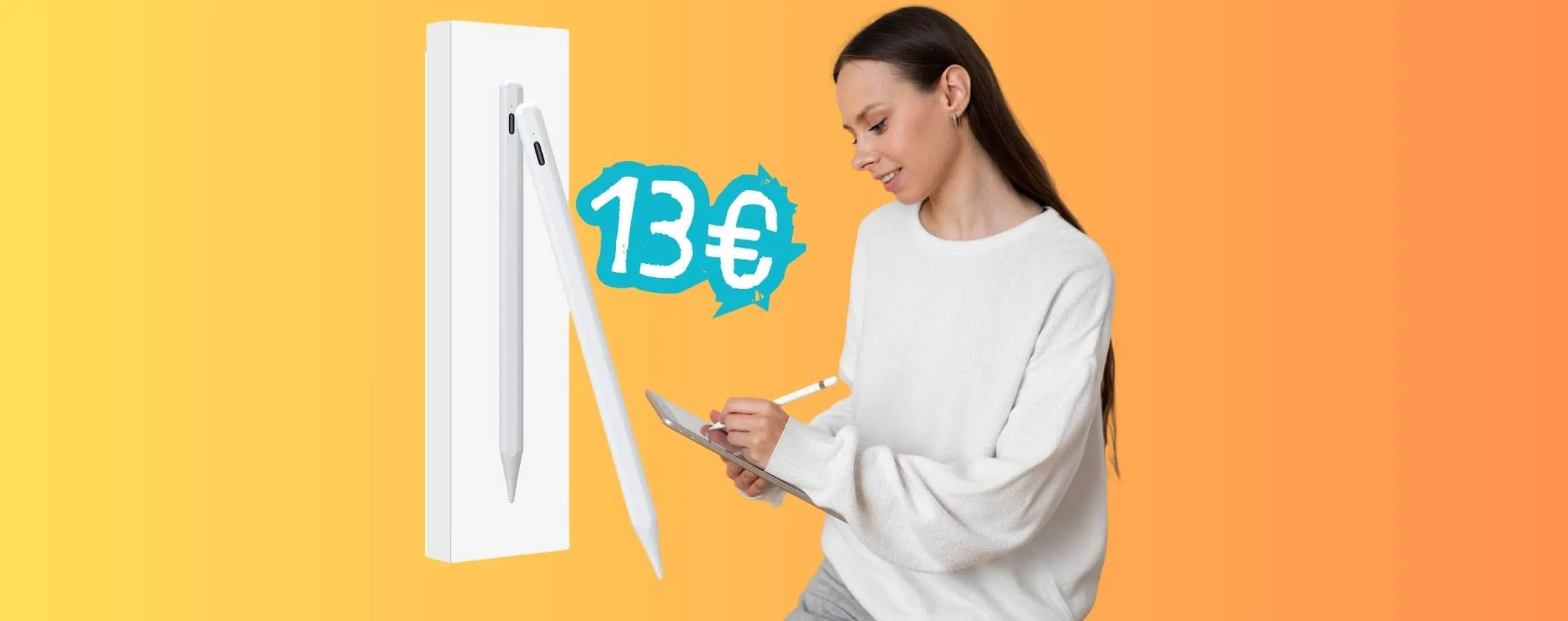 Appunti veloci e disegni perfetti con questa Penna digitale per iPad a pochissimo
