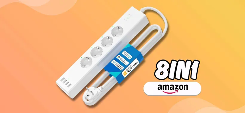 Multipresa smart 8in1 è la rivoluzione: comoda e anche scontatissima