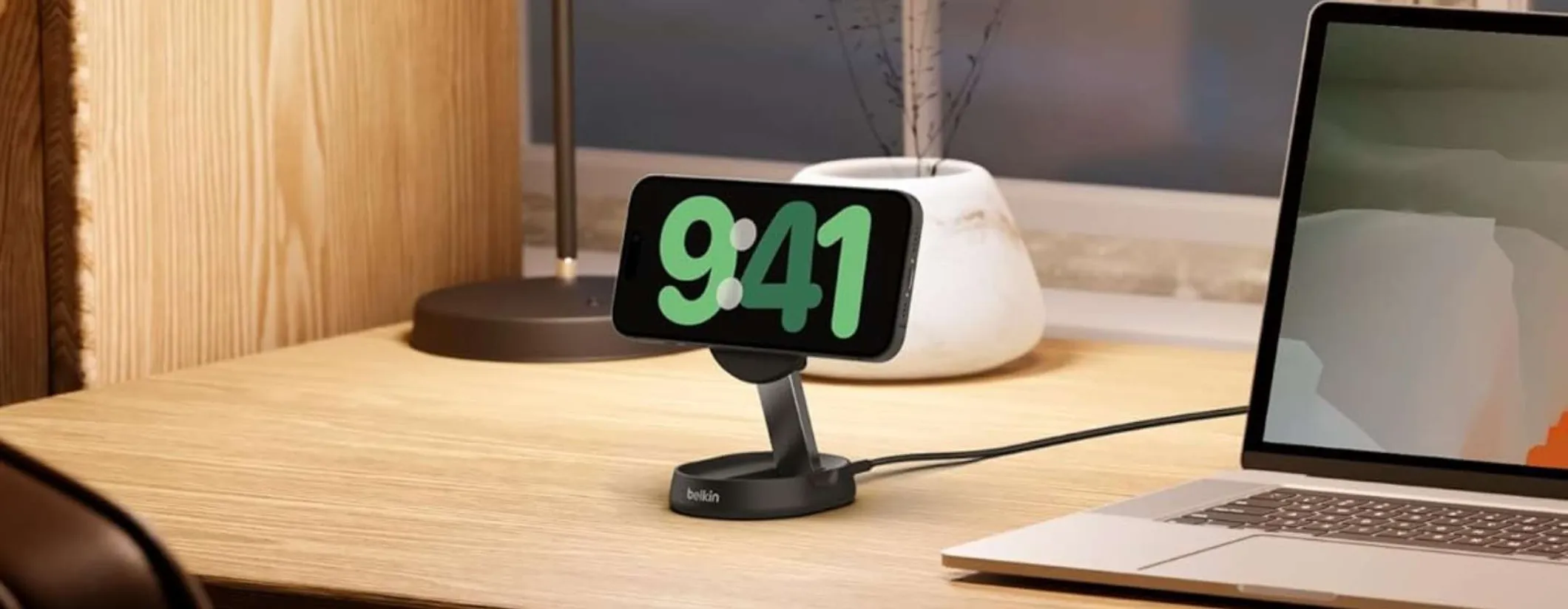 Belkin BoostCharge Pro: il supporto di ricarica magnetica a prezzo shock su Amazon