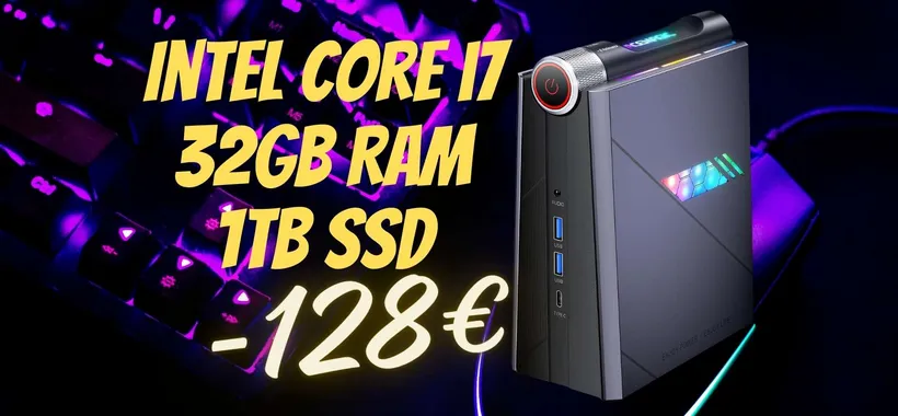 PREZZO FOLLE per questo mini PC con Intel Core i7 e 32GB di RAM (-128€)
