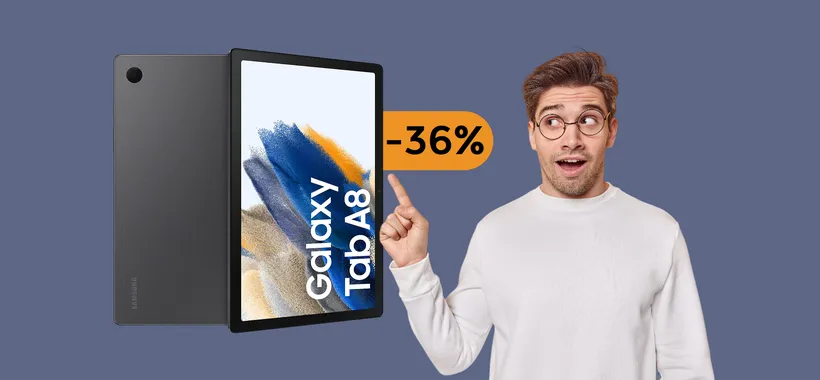 Tablet Samsung a prezzo IRRIPETIBILE: scorte in esaurimento (-100€)