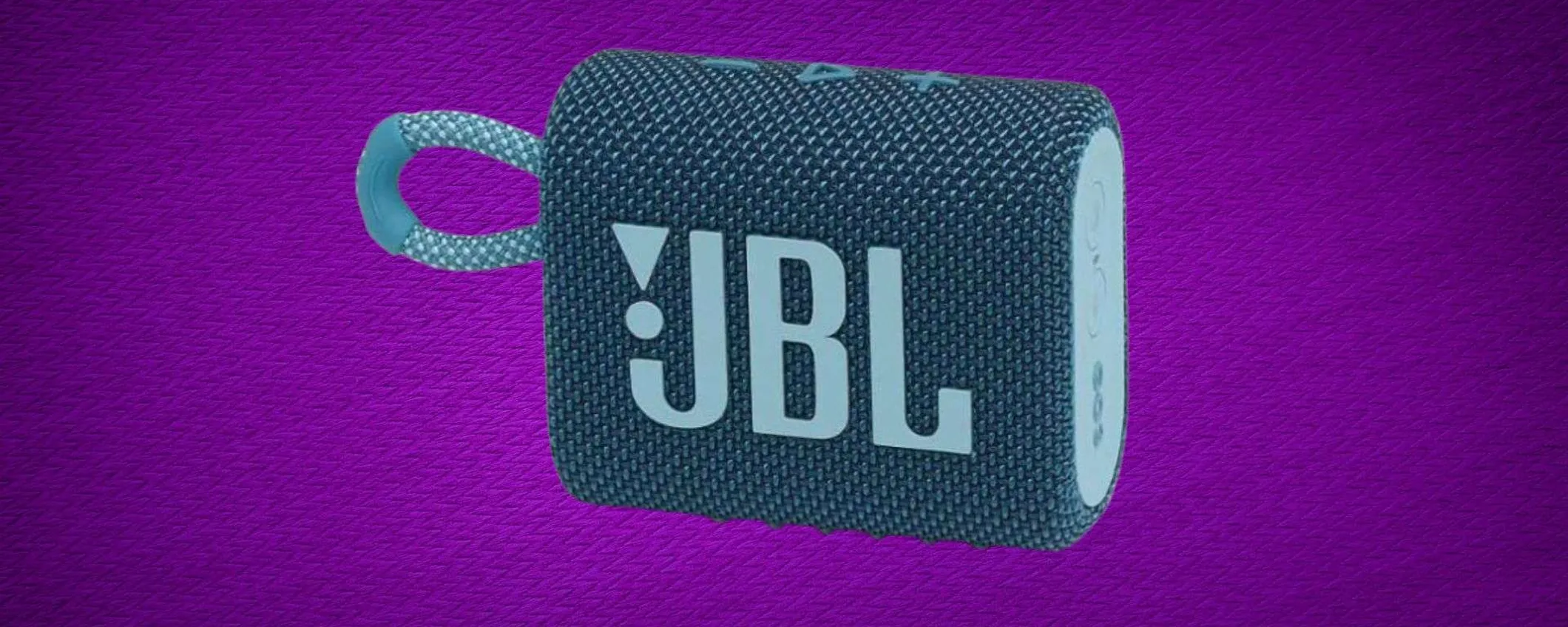 Solo 25,99€ per il JBL Go 3: con lo sconto del 42% è praticamente regalato