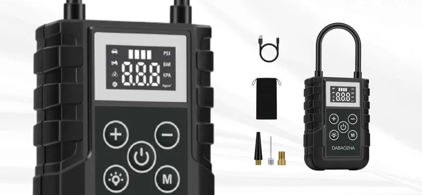 Compressore ricaricabile a 18,99€: mini prezzo, pneumatici sempre perfetti