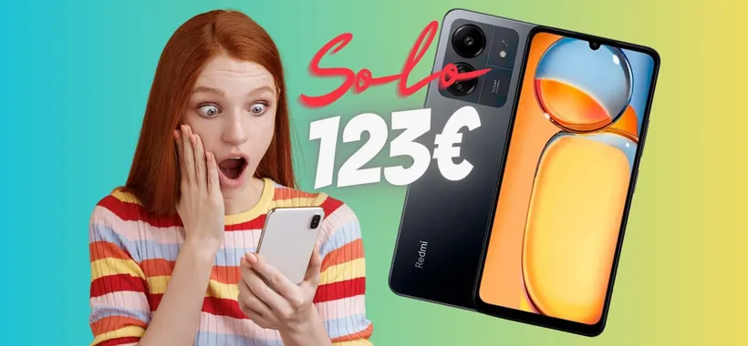 Xiaomi Redmi 13C da 256GB a PREZZO SCONVOLGENTE, ora solo 123€