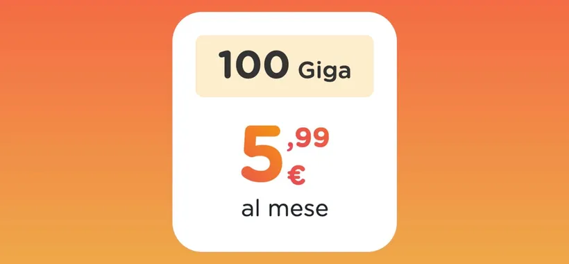 Ho Mobile: PROMO BOMBA con 100GB a 5,99€