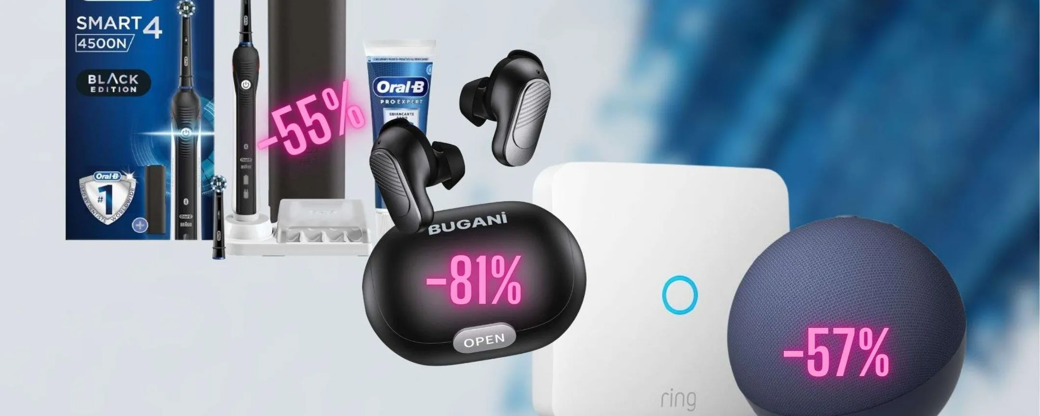 Amazon sconti dal 50% all'83%: solo prezzi SHOCK, a partire da 13,99€