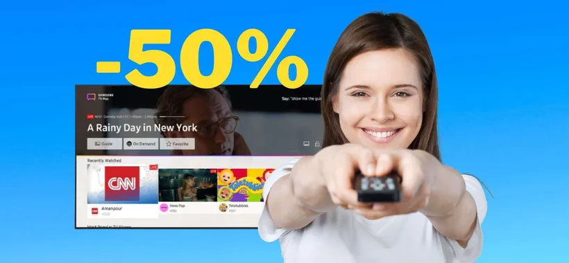 Samsung TV Crystal 4K: Smart TV da 55" in svendita totale (-50%)