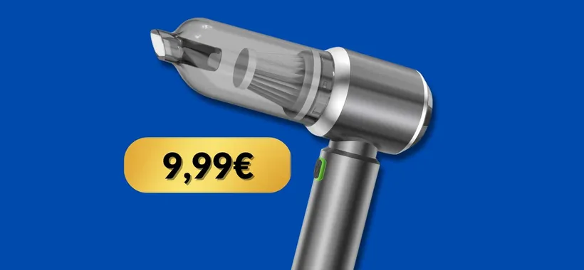 Impugna la tua aspirabriciole e pulisci OVUNQUE: 10€ su Amazon