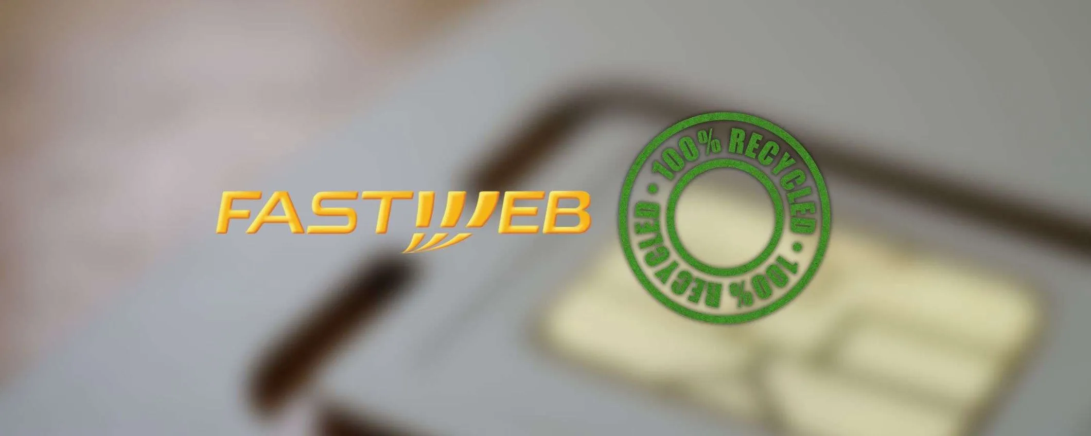 Fastweb, svolta green: ecco le SIM in plastica 100% riciclata