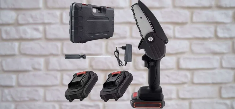 Con 23€ prendi una motosega compatta PAZZESCA con 2 batterie e accessori