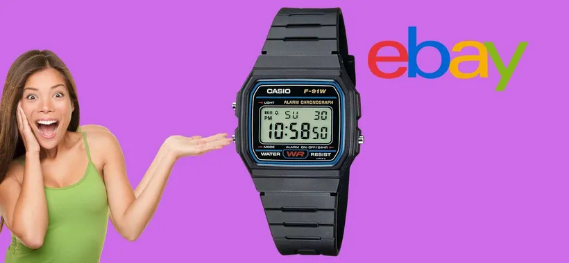 CASIO F-91W Vintage: un classico intramontabile ora a un prezzo imbattibile su eBay