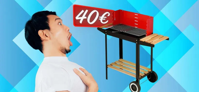 Barbecue con ruote e diversi ripiani a SOLI 40€ con il CODICE eBay