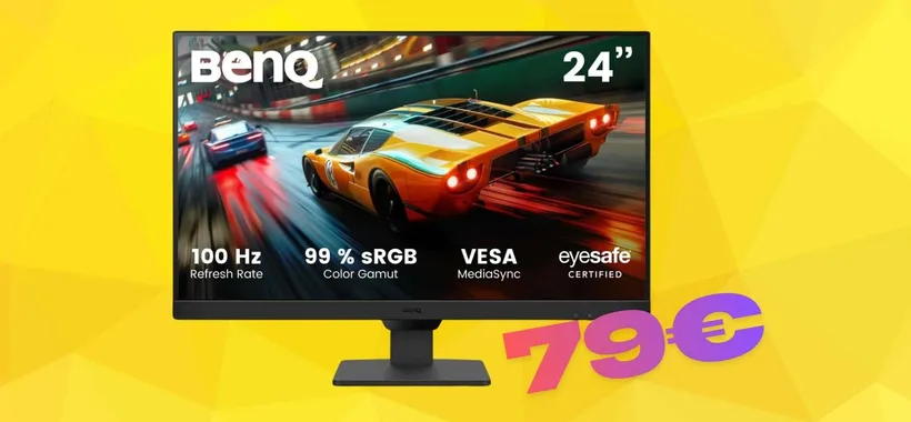 Tutto più reale e vivido con il monitor da gaming BenQ da 24 pollici (79€)