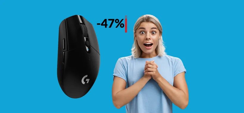 Mouse gaming Logitech a quasi METÀ PREZZO: con 39€ è già tuo