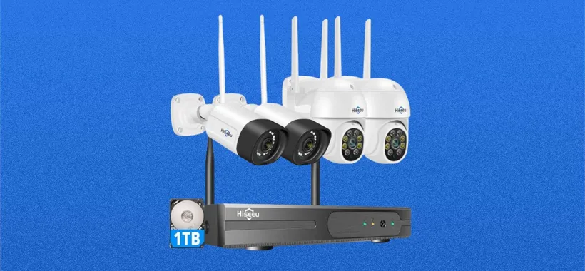 Kit videosorveglianza Wi-Fi in super offerta: 4 telecamere per proteggere ogni angolo della casa