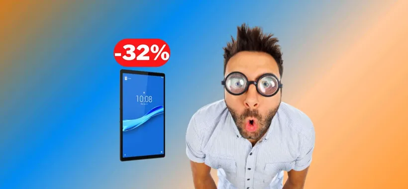 Lenovo Tab M10 Plus: il tablet TUTTOFARE affonda a 169€ (-32%)