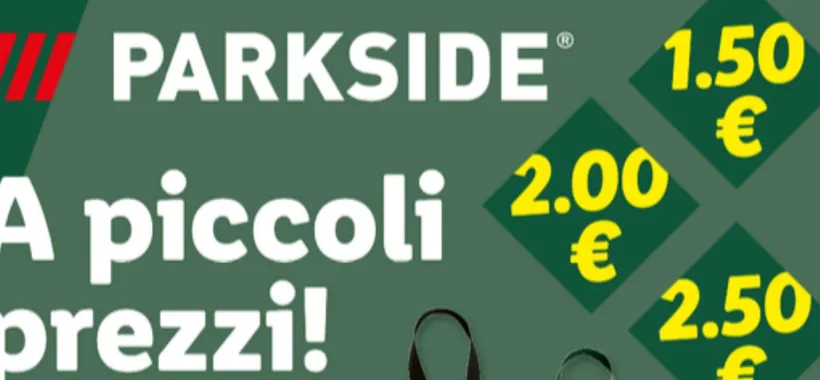 Lidl Parkside, volantino SHOCK: occasioni assurde da 1,50€ fino a 2,50€