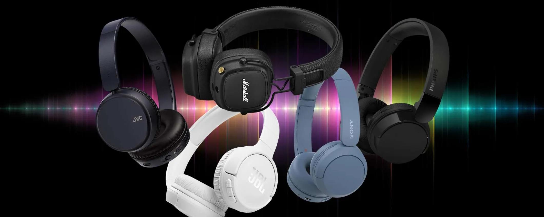 5 cuffie Bluetooth imperdibili oggi con questi sconti di Amazon