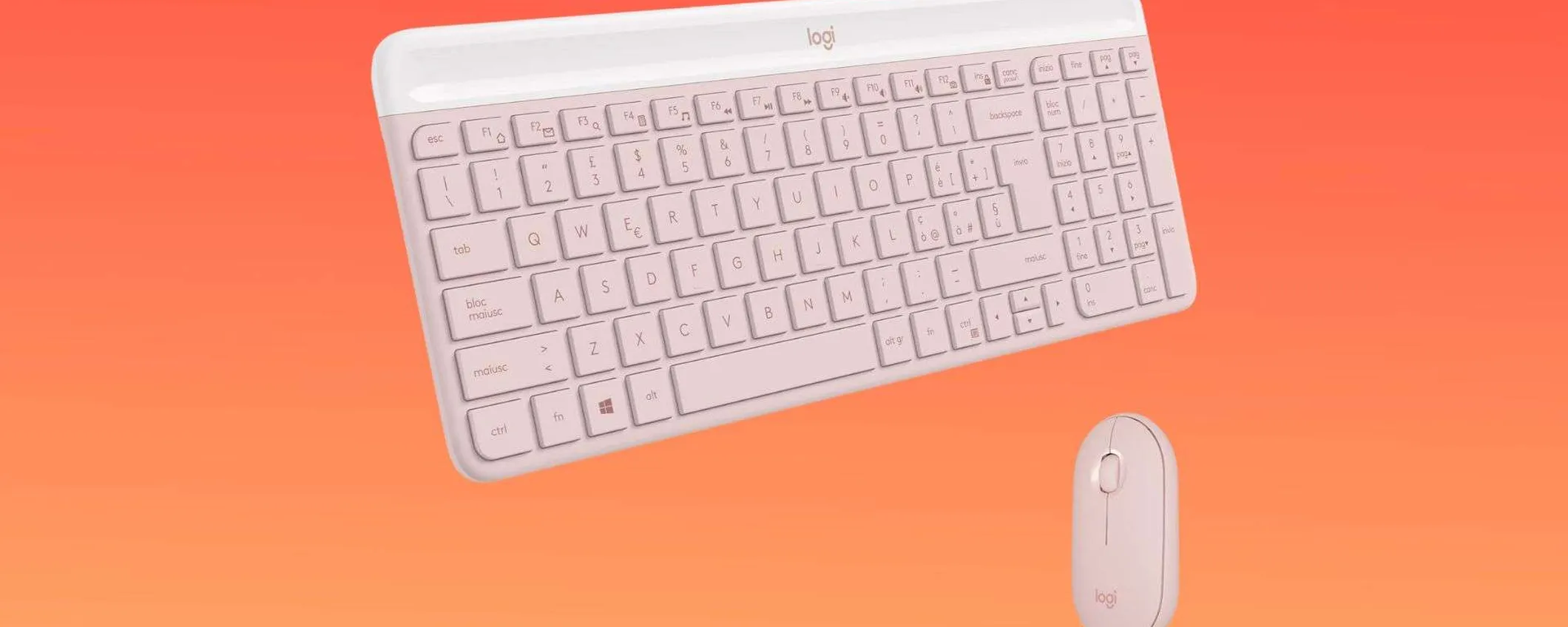 Logitech MK470 Slim Kit: mouse e tastiera in offerta ad un prezzo wow
