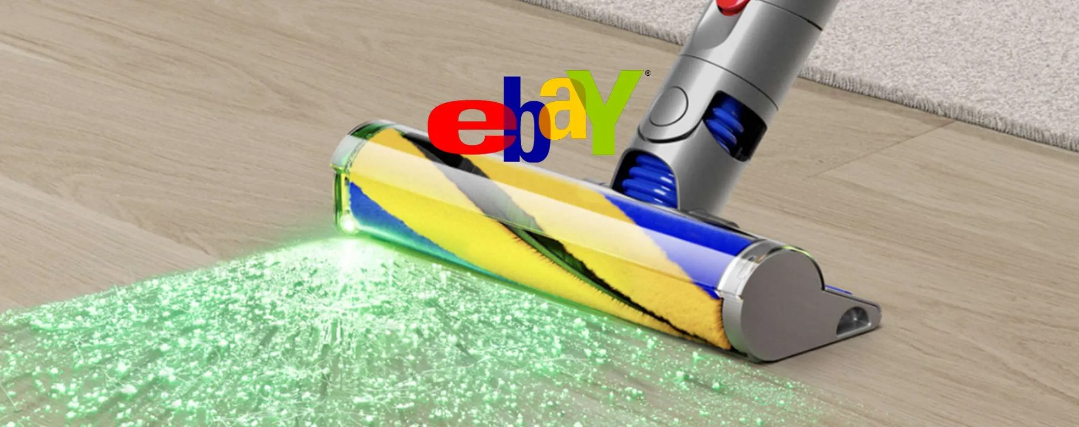 Aspira anche l'impossibile con il Dyson V12 su eBay a prezzo regalo