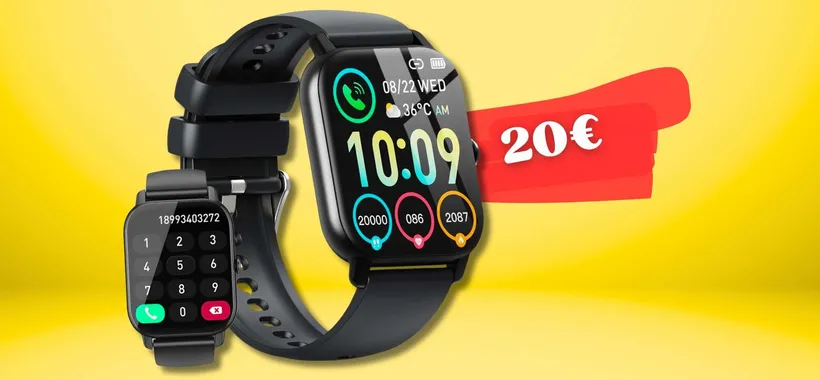 20€ per uno smartwatch che è un ASSISTENTE: salute, sport e chiamate