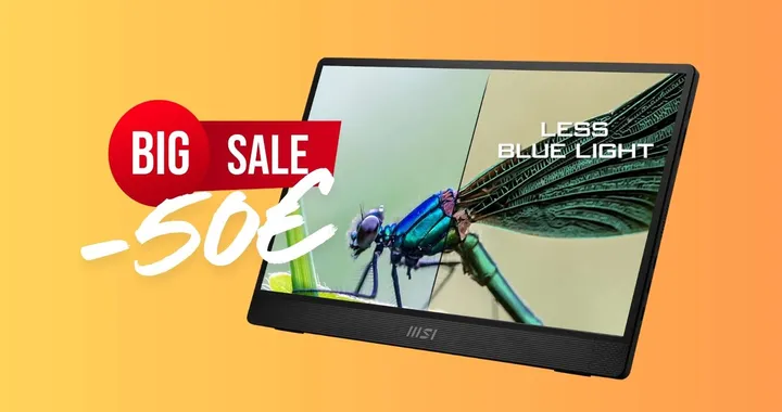 Monitor portatile MSI PRO a soli 89€: un generoso display sempre con te