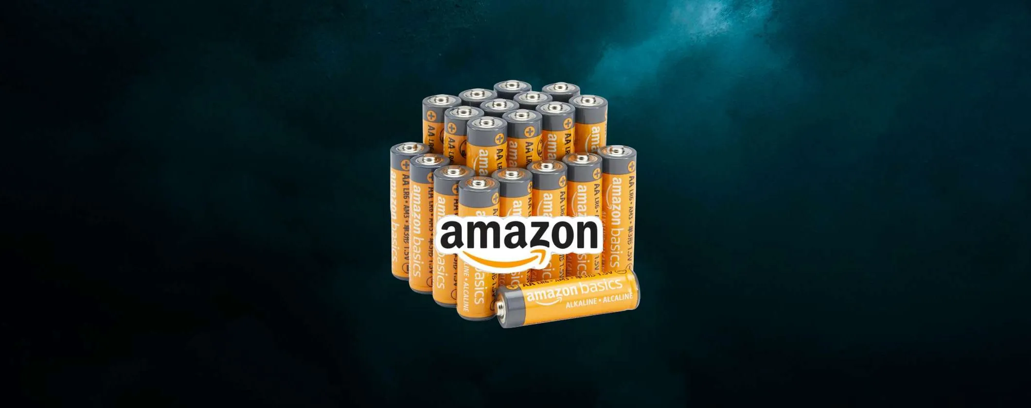 Amazon Tech Week 20 Batterie AA con durata 10 anni a soli 7€