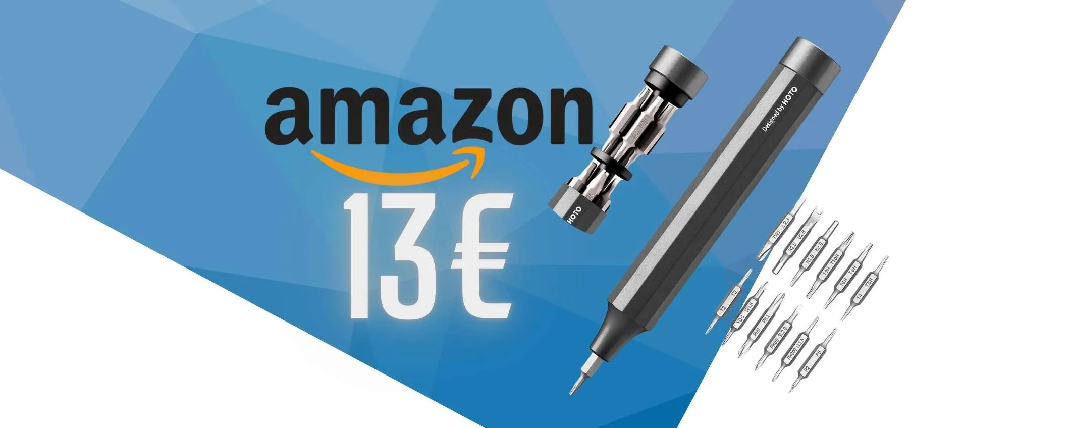 Mini Set di cacciaviti di precisione 24 in 1 con punte in acciaio a soli 13€
