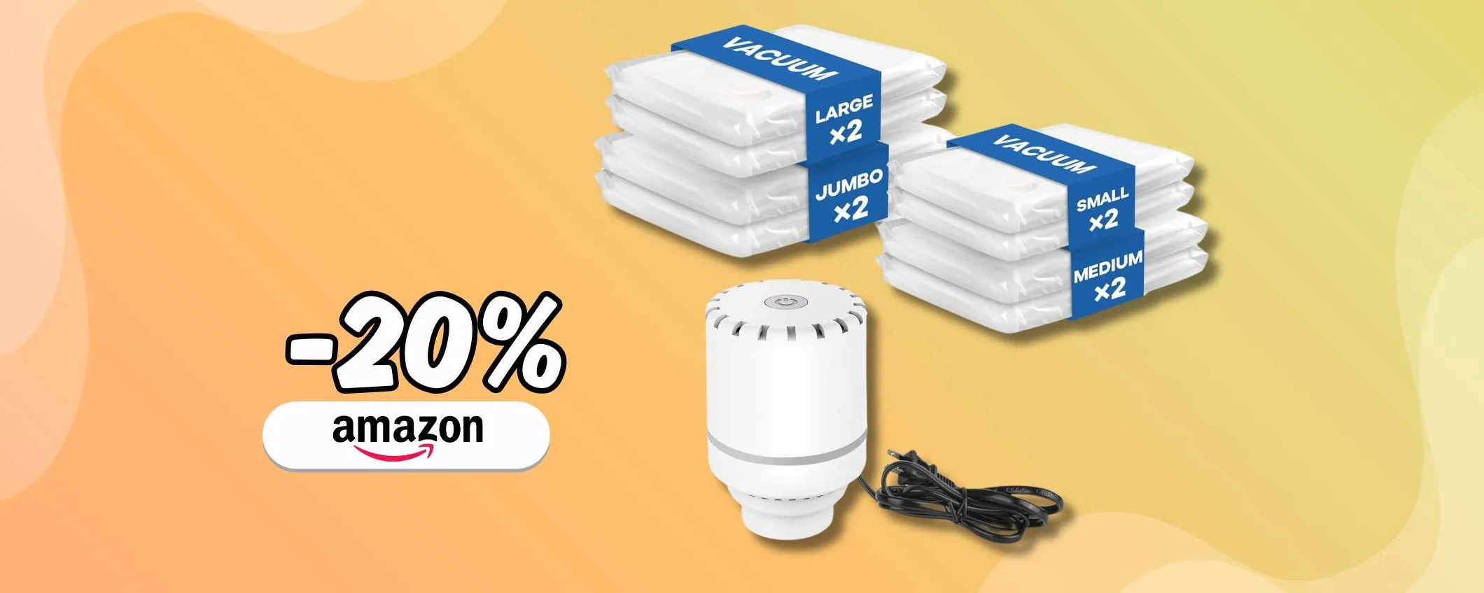 Cambio armadio di successo grazie al sistema sottovuoto: questo è il kit