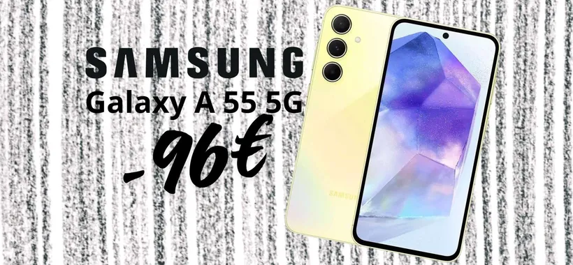 Samsung Galaxy A55 5G: con il codice segreto tuo a pochissimo
