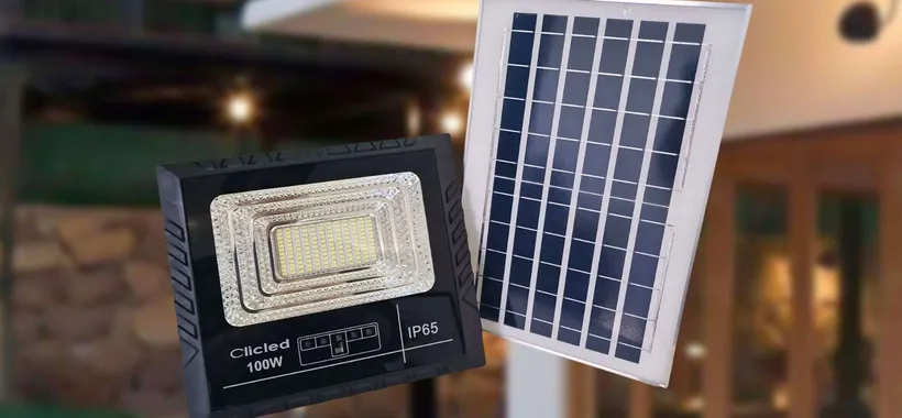 Faro solare 100W a prezzo BOMBA: una marea di luce, tutta GRATIS (22€)