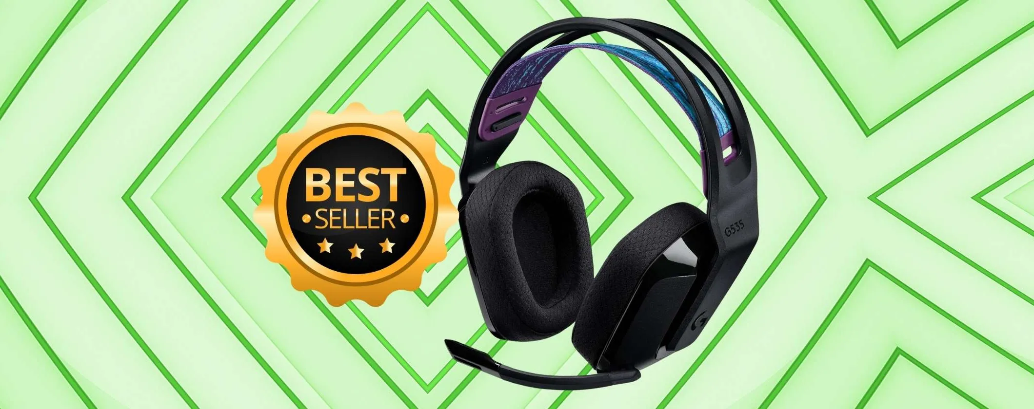 Logitech G535 LIGHTSPEED: cuffie wireless con microfono per giocare da pro