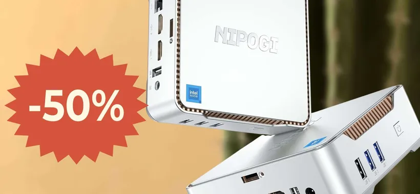 RAM 16GB, SSD 512GB, chip Intel: mini PC POTENTISSIMO a metà prezzo (199€)