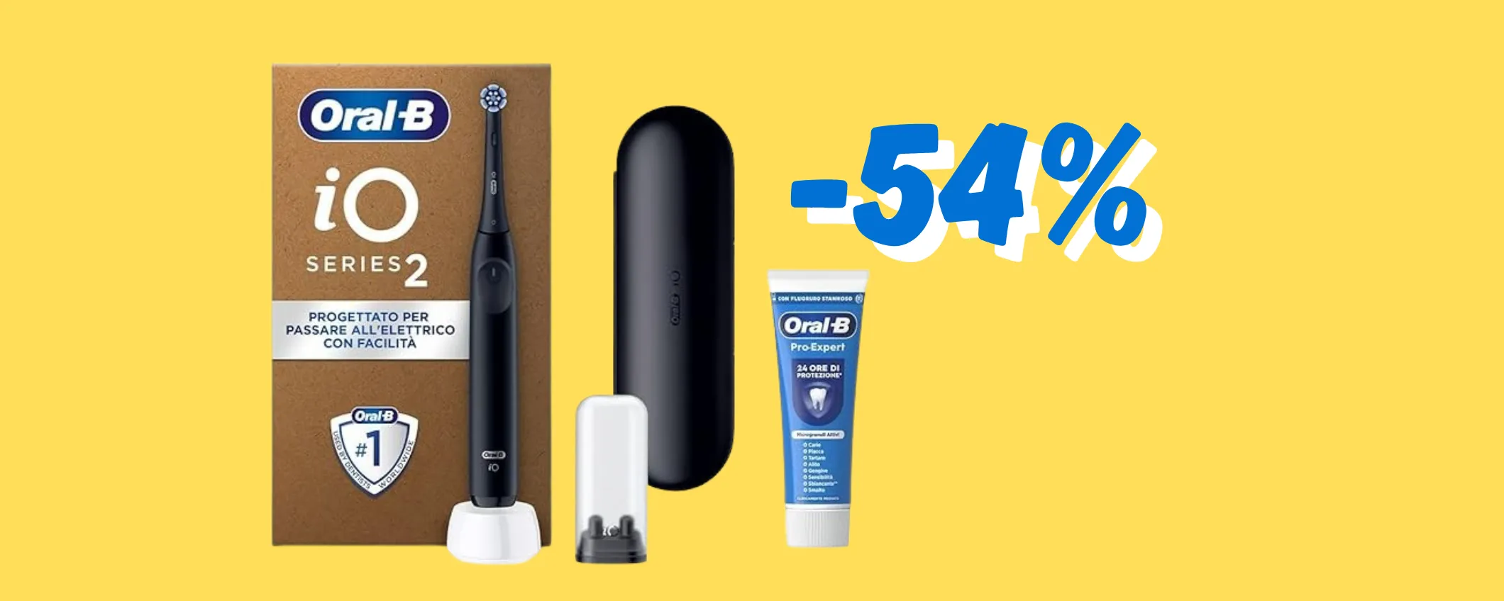 Oral-B iO 2: lo spazzolino elettrico ricaricabile ora in offerta