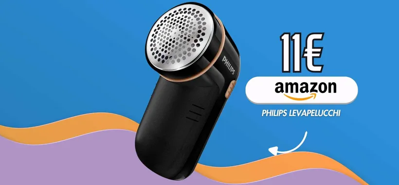 Immancabile nell'armadio, il levapelucchi di Philips torna in sconto