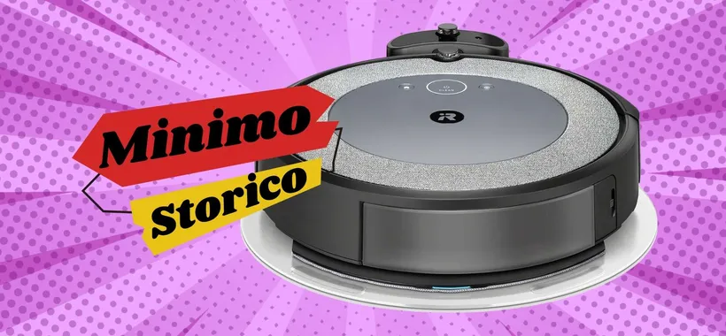 iRobot Roomba Combo i5 al minimo storico: aspira e lava in una passata