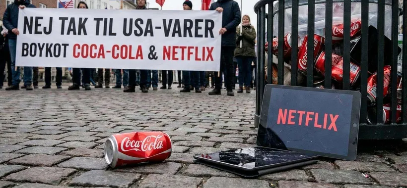 Boicottaggio Coca-Cola e Netflix: la protesta anti-USA in Europa