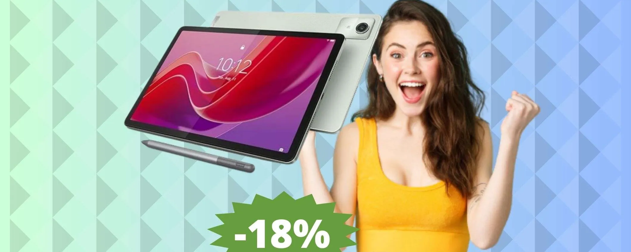 Lenovo Tab M11: moderno, potente e in SUPER sconto
